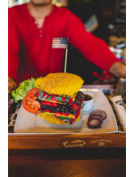 Ponožky Rainbow Socks Burger 2 páry