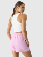 Dámský crop top slim 4F - krémový