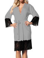 DKaren Housecoat Jasmin Grey