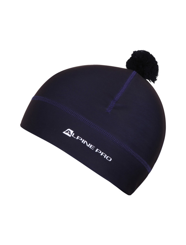 Funkční čepice s bambulí ALPINE PRO ABERE navy