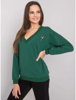 Mikina RV BL 7370.78P tmavě zelená