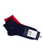 Ponožky Tommy Hilfiger 2Pack 342025001 Red/Navy Blue