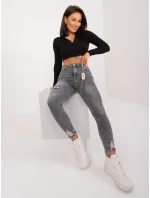 Kalhoty PM SP jeans J1323 11.28X tmavě šedá