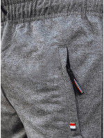 Pánské světle šedé joggers tepláky Dstreet UX4121