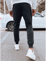 Pánské grafitové joggers tepláky Dstreet UX4122