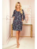 Dámské oversize šaty Numoco SOPHIE - tmavě modré