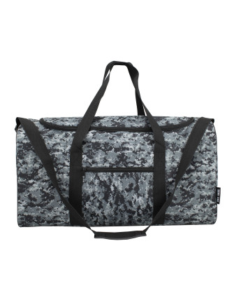 Fitness taška Semiline A3032-5 Black/Grey Camo