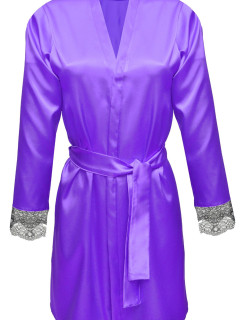 DKaren Housecoat Gina Violet