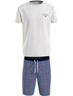 Pánské pyžamo SS WOVEN PJ SET DRAWSTRING UM0UM031710U8 - Tommy Hilfiger