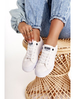 Women's Sneakers On A Chunky Sole BIG STAR White