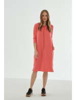 Monnari Šaty Peach Cotton Dress Multi Pink