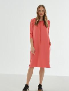 Monnari Šaty Peach Cotton Dress Multi Pink