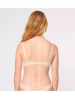 Dámská podprsenka GO Ribbed R Bralette - WHITE - ecru 6308 - SLOGGI