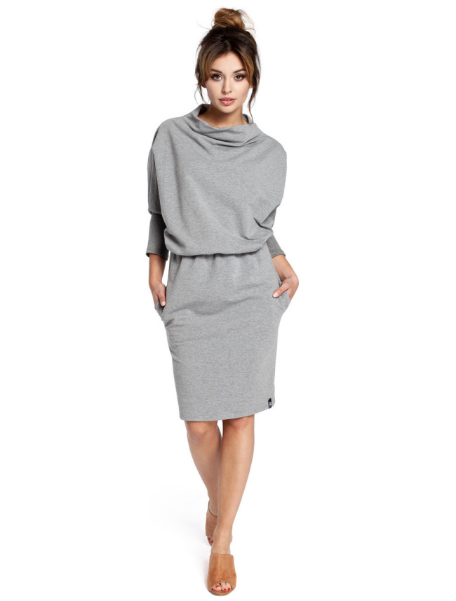 Šaty BeWear B032 Grey