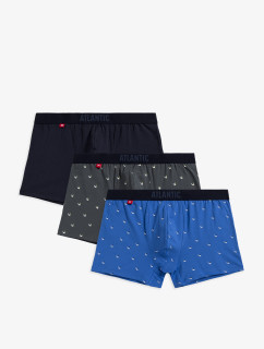 Pánské boxerky ATLANTIC 3Pack - vícebarevné