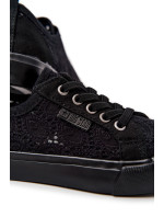 Openwork Sneakers Big Star JJ374011 Black