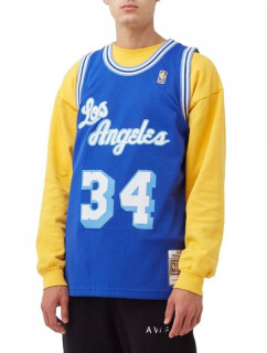 Mitchell & Ness Pánský dres NBA Los Angeles Lakers Shaquille O'Neal s potiskem Swingman M SMJYAC18013-LALROYA96SON