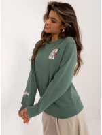 Mikina D10600T02568E khaki