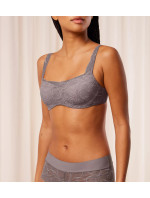 Dámská podprsenka Body Make-Up Illusion Lace Balconette - GRAY - šedá 3091 - TRIUMPH