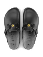 Birkenstock dámské dřeváky Boston ESD Black z přírodní kůže zdravotní žabky úzké úzké (0061368)