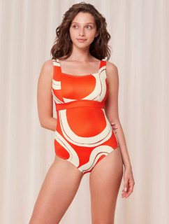 Dámské jednodílné plavky Summer Allure OW 02 - ORANGE - oranžové M017 - TRIUMPH