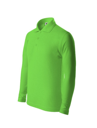 Pique Polo LS polokošile dětská apple green