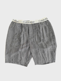 Pánské pyžamové šortky 000NM2179E C6S černo-bílé - Calvin Klein