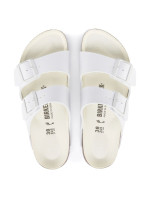 Birkenstock dámské/pánské žabky Birkenstock Arizona Birko-Flor Regular wide-foot for summer white (1019061)