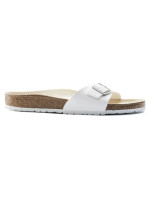 Dámské žabky Birkenstock Madrid Birko-Flor White regular wide (0040731)