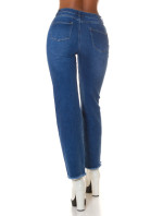 Sexy použitý vzhled Highwaist Jeans