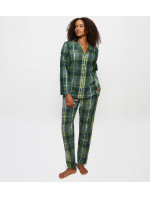 Dámské pyžamo Boyfriend PW X Checks - GREEN - zelené 0031 - TRIUMPH