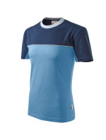 Colormix tričko unisex azurově modrá