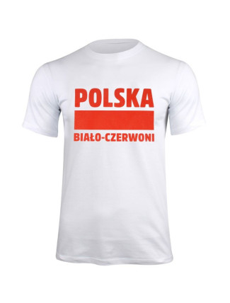 Unisex tričko Polsko bílá/červená S337909