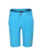 Dětské softshellové kraťasy ALPINE PRO COLO neon atomic blue