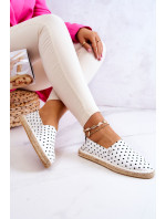 Dámské módní espadrilky Polka Dots Big Star - bílé