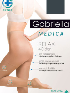 Gabriella Medica Relax 40 DEN Code 111 kolor:grafit