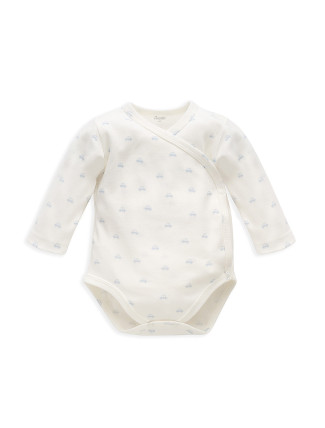 Pinokio Lovely Day Babyblue Wrapped Body LS Ecru