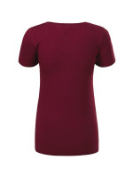 Action V-neck tričko dámské garnet