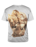 Aloha From Deer Wild Bear T-Shirt TSH AFD1035 Brown