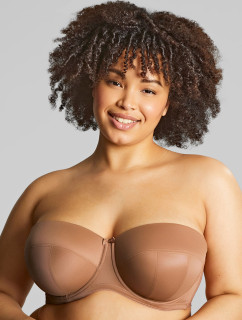 Podprsenka balkonetka Sculptresse Dana Balconnet Strapless caramel 9670