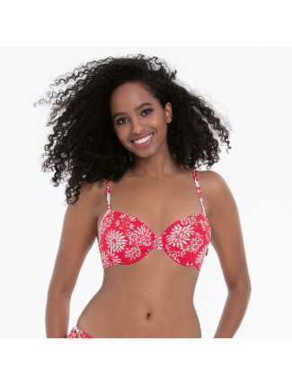 Style Paulina Top Bikini - horní díl 8825-1 cranberry - RosaFaia