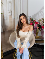 Sexy korzet Koucla Corset Top off-shoulder Satin Look