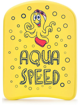 AQUA SPEED Plavecká deska Kiddie Octopus Yellow