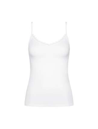 Dámské tílko Feel Of Cotton Spaghetti Top - WHITE - bílé 0003 - TRIUMPH