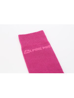 Unisex ponožky z merino vlny ALPINE PRO KLAMO fuchsia red