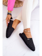 Dámské módní espadrilky Polka Dots Big Star - černé