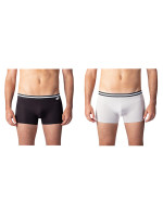 Dvojbalení bavlněných boxerek COTTON STRETCH BOXER 2x - BELLINDA - černá