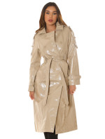 Sexy kožený kabát Musthave / Trenchcoat