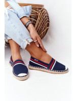 Espadrilles On A Braided Sole Big Star HH274483 Navy Blue