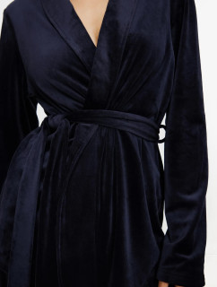 Sensual Velour Robe Top - BLUE - TRIUMPH BLUE - TRIUMPH